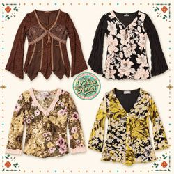 Y2K Euro Glam Mesh Top Collection :7pcs M2