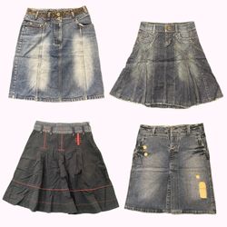 Y2k Women Denim Skirts Selection B2F-344