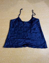 TH366     2000s Vintage Silk Slip Top | Y2K Satin ..
