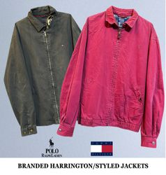 Branded Harrington Style Jackets including Ralph L..