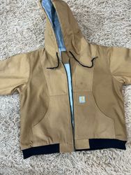 Upgecycelte Carhartt Canvas-Jacke