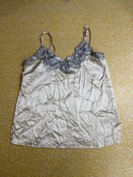 TH382 Y2K Lace Trim Cami Slip Top – Vintage Satin ..