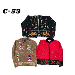 Wholesale Vintage Christmas Sweaters Bundle | 10pc..