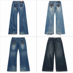 CR13744 Pacote de Jeans Masculinos Vintage Designe..