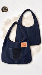 Upcycled Levi's Denim Hand Bags