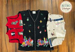 Vintage Christmas knitwear |E|