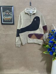 Upcycled Adidas tapstry sweatshirt 🐒🐒