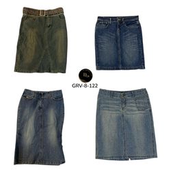 Women’s Denim Long Skirt – Premium Y2K Vintage Sty..