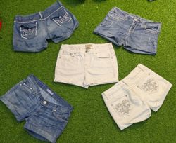 8131 - Upcycled Denim Shorts