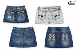 Y2k unique Denim Mini skirt 12 PCs pv 14