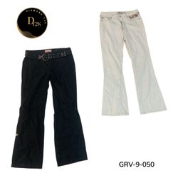 Vintage Cargo Trousers – Y2K Baggy Utility Pants (..