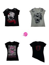 Y2K Italian girl grunge tees