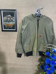 Upcycled Carhartt hooded jacket 🐒