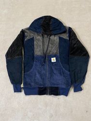 Veste à capuche en velours côtelé Carhartt recyclé..
