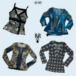 Y2k Blue Hour Vibe Mix Tops (AA-1321)