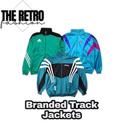 Branded Track Jackets Windbreakers.      #459