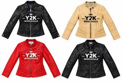 Y2K vintage Leather jacket collection (YWV59)