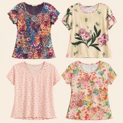 Y2K Floral Baby Tees Bundle