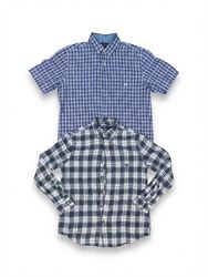 (FV-2302) Chaos Checked Button Up Shirts