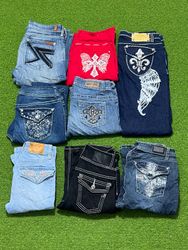 Yv228 Embroidered Jeans 10P