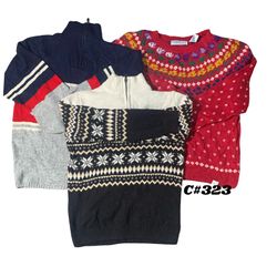 Mix Brand Knitwear Bundle | 10-Piece Winter Sweate..
