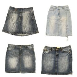 Y2k Denim Skirts Selection Batch RE-3917