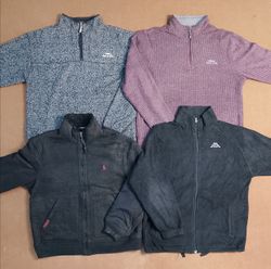 Fisherman fleece jacket