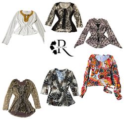 Y2K Printed Full Sleeve Tops