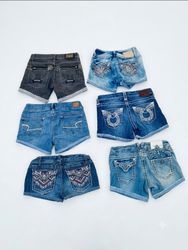 Vintage Y2K Denim Shorts Bundle |(S-70)
