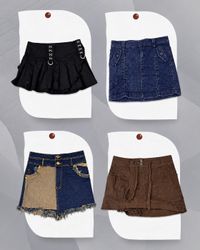 Jupes mini en denim Y2K
