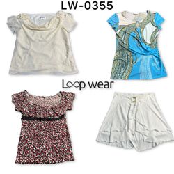 Y2K Whimsigoth Lace-up & Paisley Tops