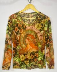 Y2k full sleeve blouse