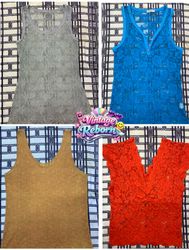 Y2K Vintage All-Over Lace Tank Top Bundle | VR-402