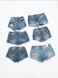 Women's Western Style Jean Shorts Bundle (S-44)
