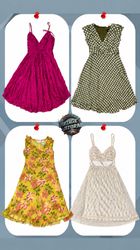 Y2K Fairy Core Poly Dress