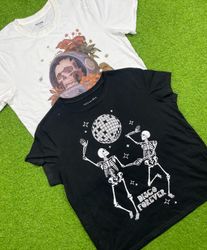 Skeleton print T-shirt id 69