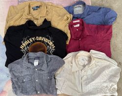 Men mix brand shirts