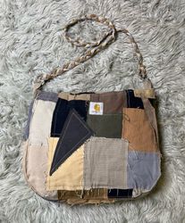 Upcycled Carhart + Denim Tote Bag