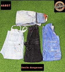 Denim dungarees ak807