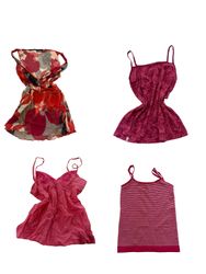 Y2K Plum Polka Dot Camisoles-ST-357