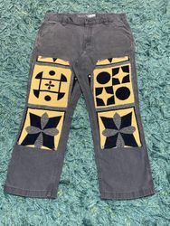 Upcycled Carhartt Double Knee With Tapestry Jeans ..