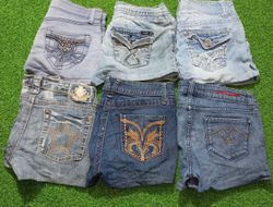 VIGOSS AND OTHER MIX BRANDS MINI SHORTS (C 419)