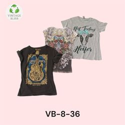 Y2K Vintage Printed T-Shirt Wholesale Bundle (VB-8..