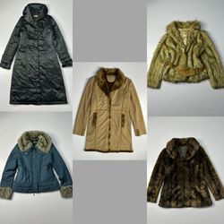 Manteaux d'hiver en fourrure et matelassés pour fe..