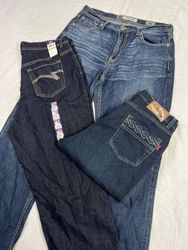 Embroidery jeans (J-0025)