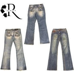 Y2K NYC IT Gir Denim Jeans RW-2483