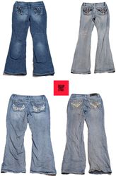 BUNDLE NUMBER #029 JEANS Ispirati al DESIGNER Y2K ..