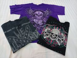 CR12269 Vintage Skull T-Shirts