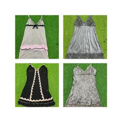 Fairy camisole net fabric mix