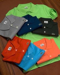 Branded Lacoste Coller And Round Neck T-Shirts
